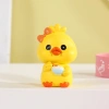 Factory direct supply of new type of small yellow duck hyaluronic acid duck cute three-dimensional decorative items, desktop decoration items, resin ornaments details Picture